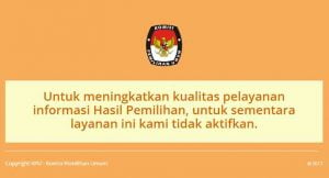 Mengapa Website KPU Tak Bisa Diakses?