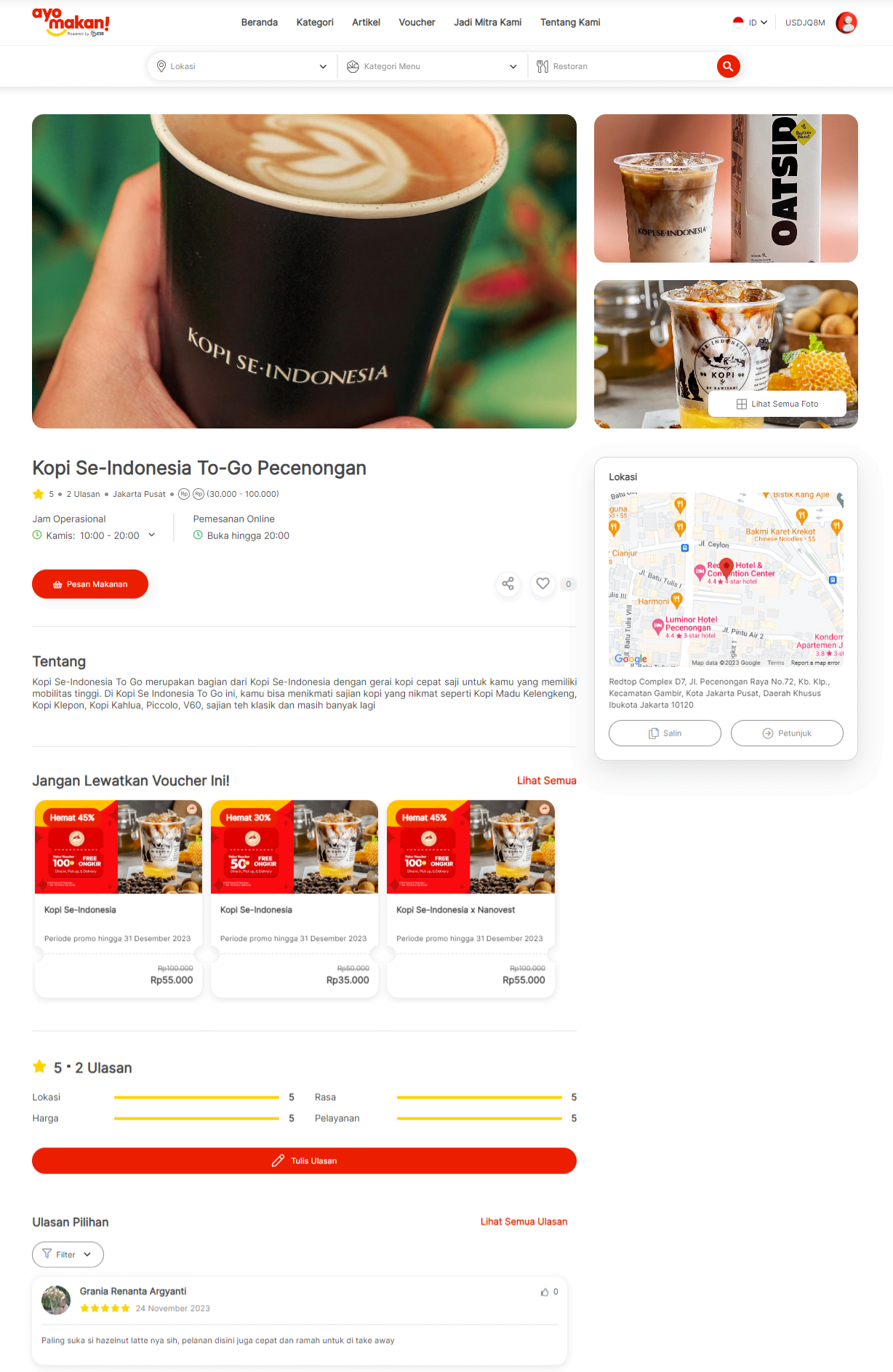 profil penyedia kuliner ayomakan
