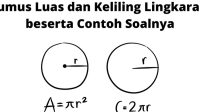 Cara Menghitung Rumus Keliling Lingkaran